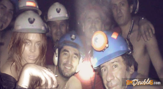 Lindsay Lohan Trapped in Chilean Mine!