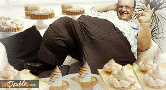 REPORT: Rupert Murdoch Getting Chubby; Wife Not Having It