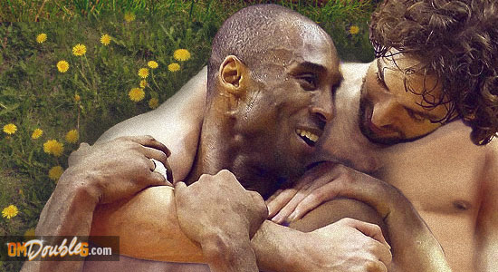 Kobe to Prove He Isn’t Homophobic By Dating Pau Gasol?