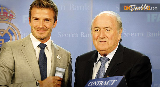 David Beckham's Sperm Signed to 5-Year Contract