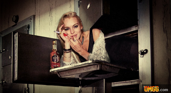 Is Lindsay Lohan Drunk Again? Of Corpse!