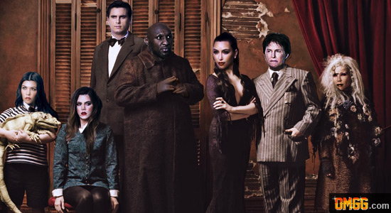 The Real Kardashian Christmas Card 2011