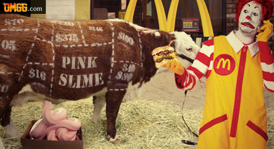 McDonald's Admits Pink Slime Not From Cows