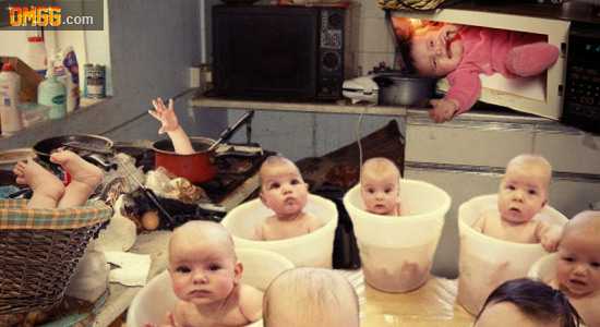 Desperate Children Release Photo From Inside Octomom’s Home