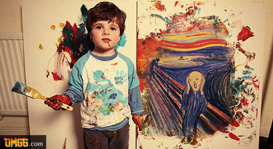 ‘The Scream’ Actually Drawn by Seven-Year Old Boy