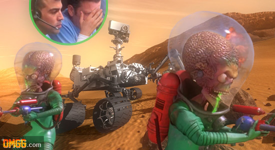 Aliens Using NASA Rover as a Recreational Vehicle