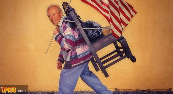 Clint Eastwood Announces He'll Vote for Chair in 2012