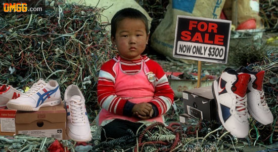 Child Laborer Excited to See LeBron James Sneaker She Made Sell for $300