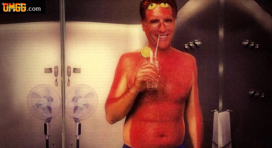 Mitt Romney Addicted to Spray Tanning