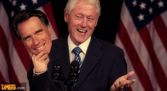 Mitt Romney Hires Bill Clinton to Sub in for Him During Debates